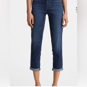 Levi's Dark Blue Ankle Jeans